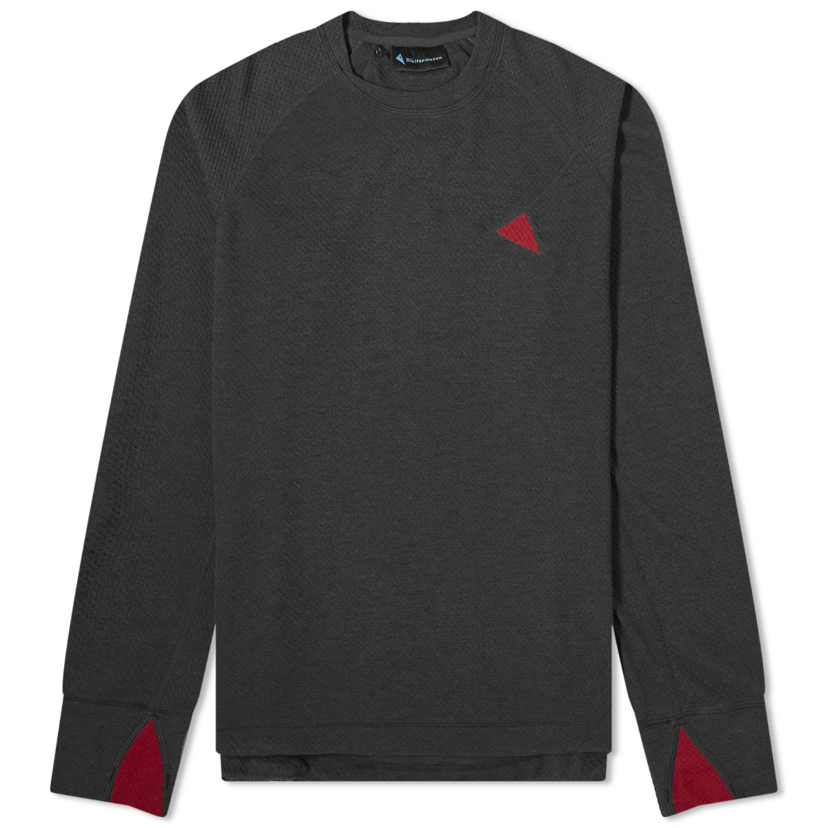 Men's Huge Thermal Crew Sweat Raven/Burnt Russet