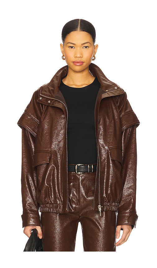 SELMACILEK Bomber Jacket in Brown. - S also in L