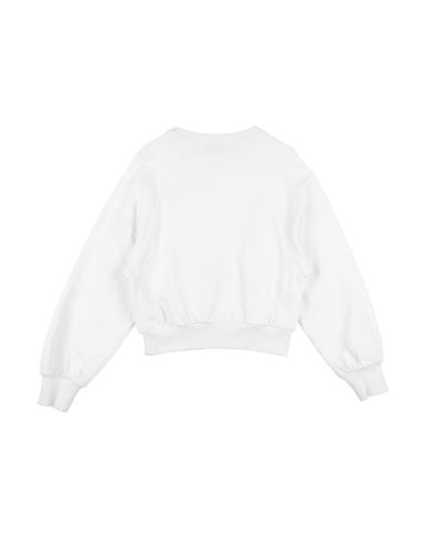 Girl Kid Girl Sweatshirt White Size 16 Cotton, Elastane