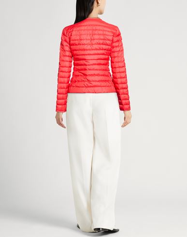 Woman Puffer Red Size 10 Polyester