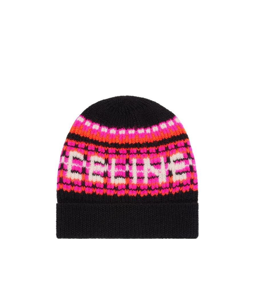 CELINE BEANIE IN SKI JACQUARD WOOL
