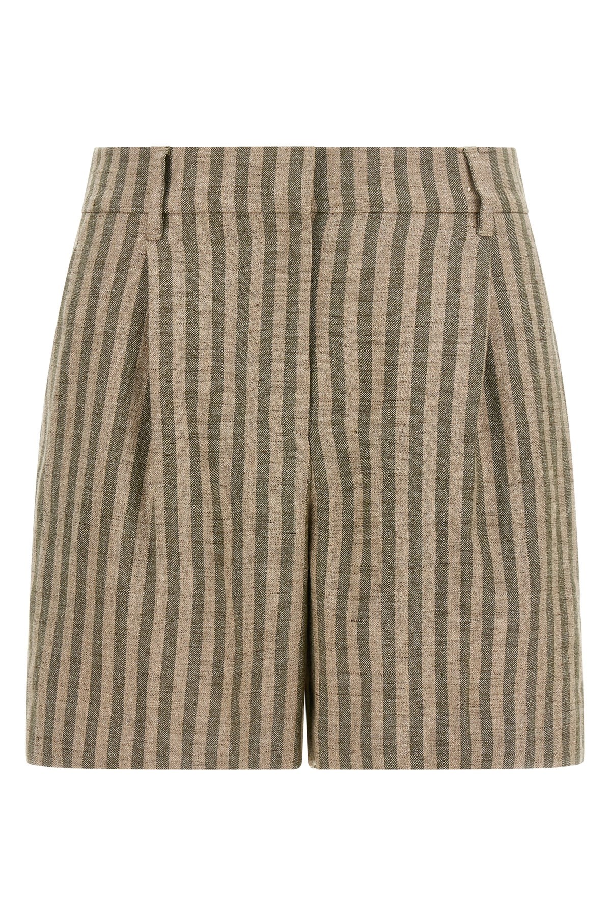 Striped Bermuda Shorts
