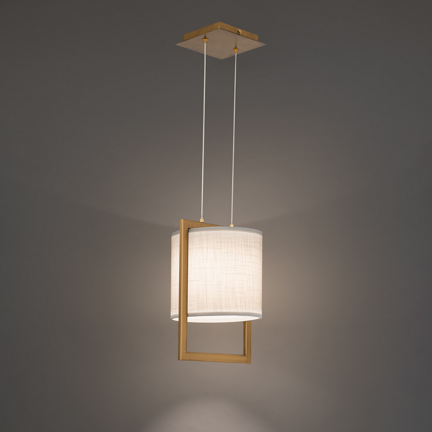 Aged Brass LED Mini Pendant from the Park Avenue Collection