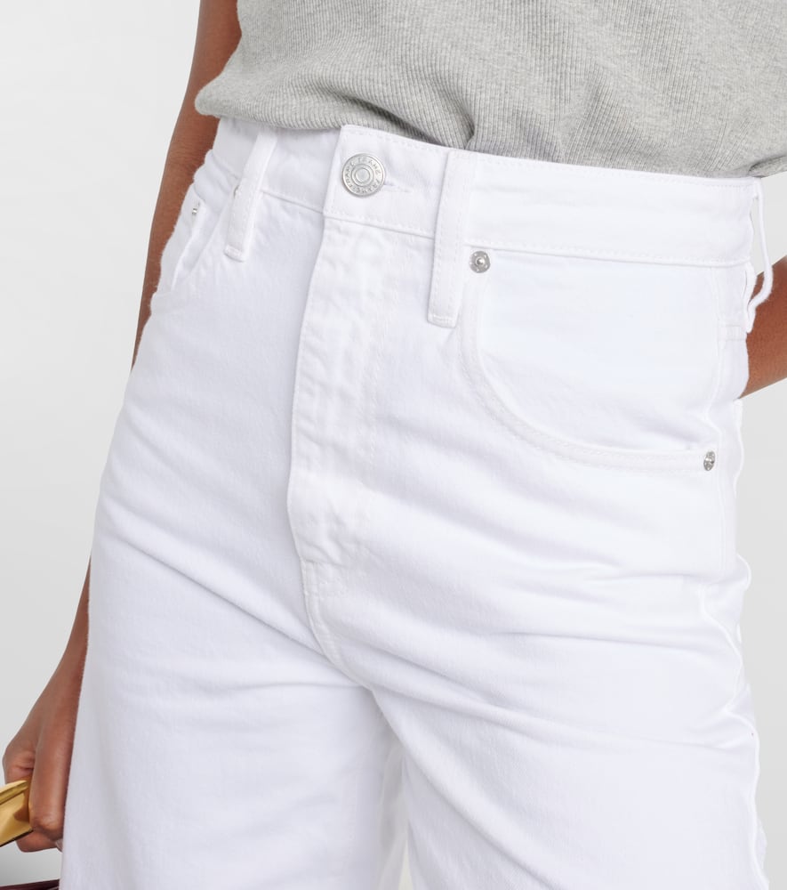 High-rise barrel-leg jeans