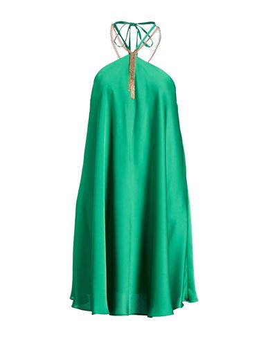Woman Mini dress Green Size XS Polyester