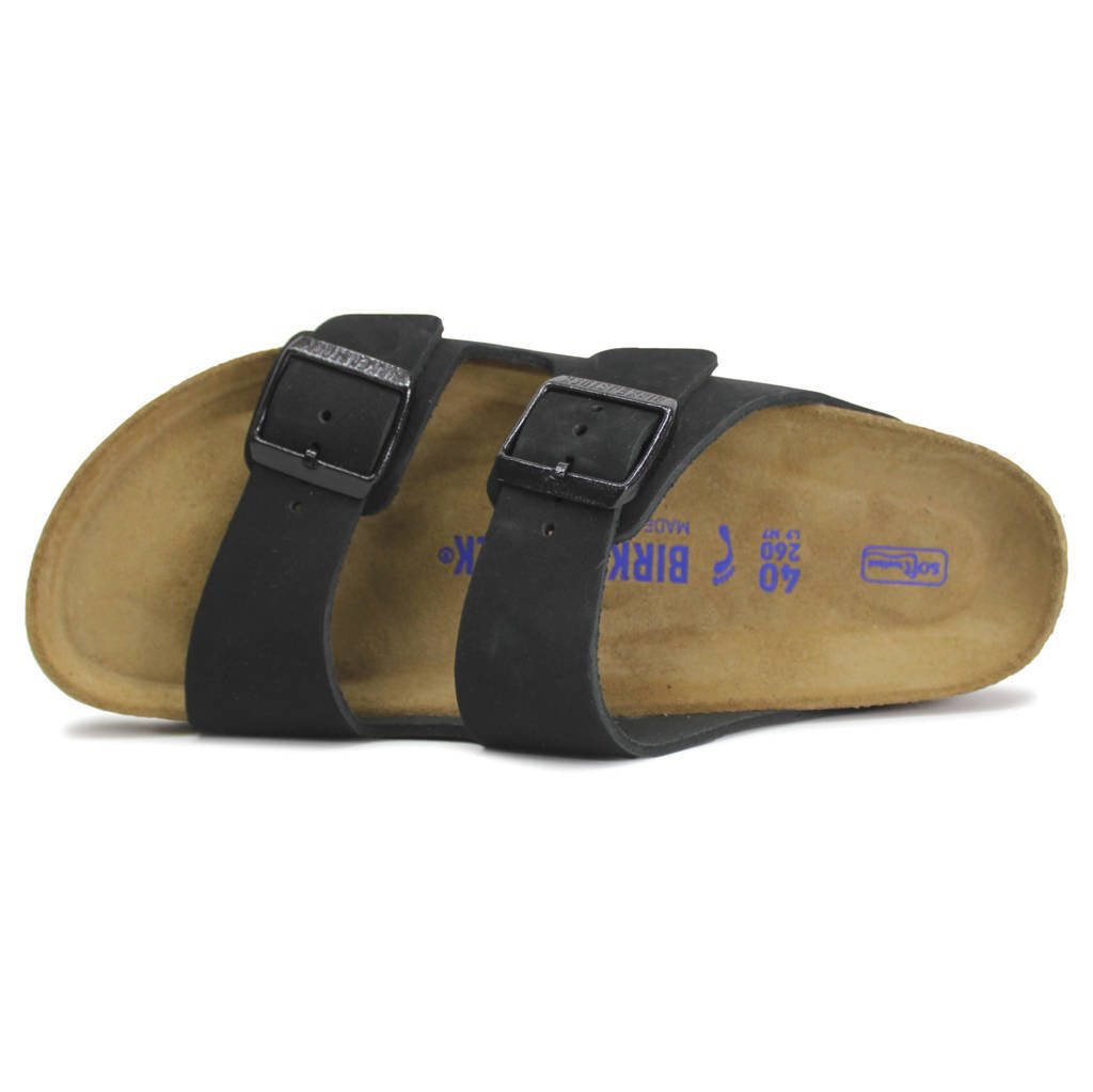 Birkenstock Arizona BS Nubuck Leather Unisex Slides Sandals