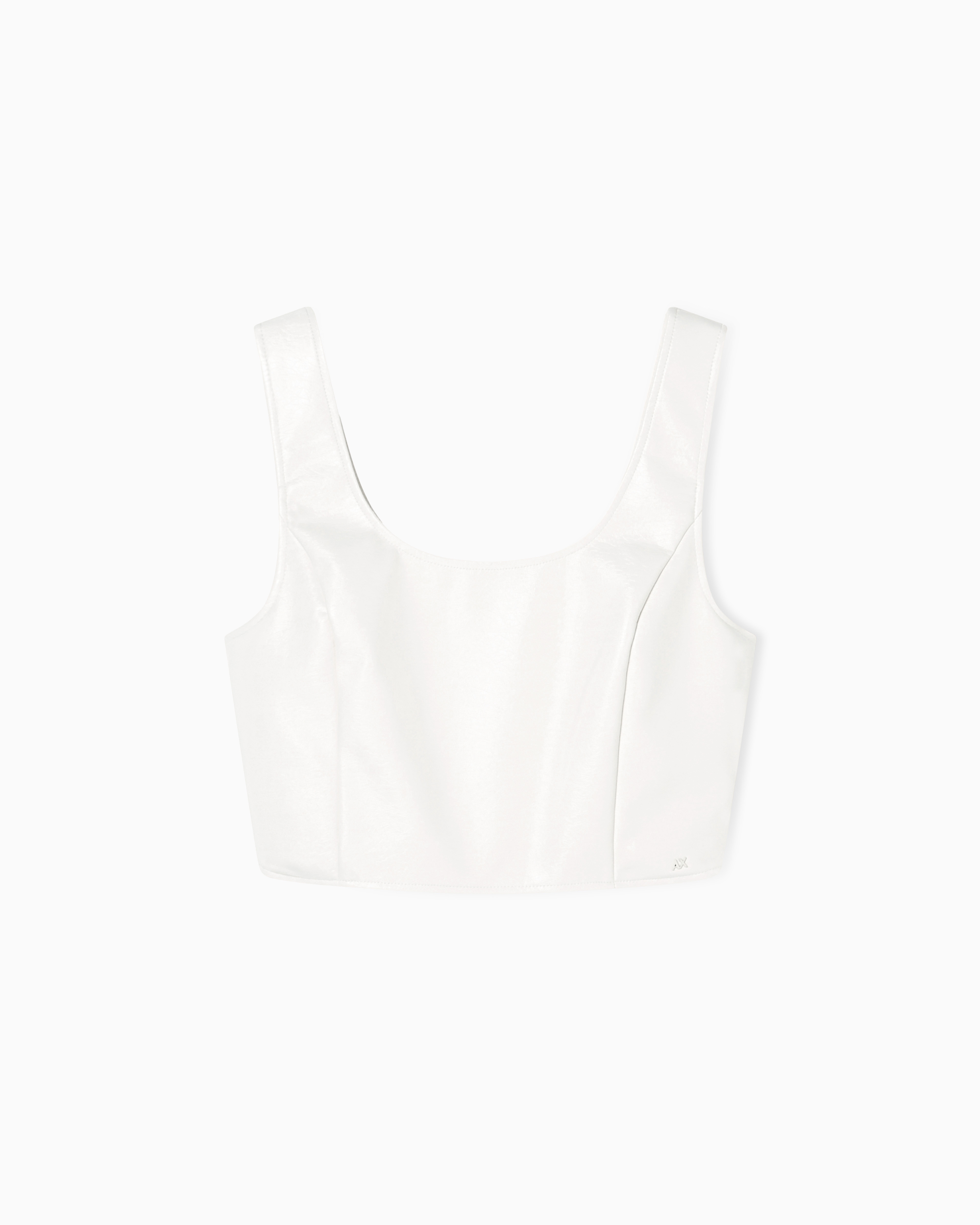 One-Shoulder Gloss Vinyl Top