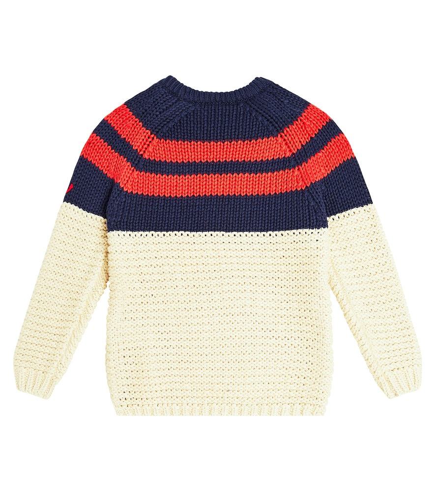 Scotch & Soda Kids Colorblocked cotton sweater