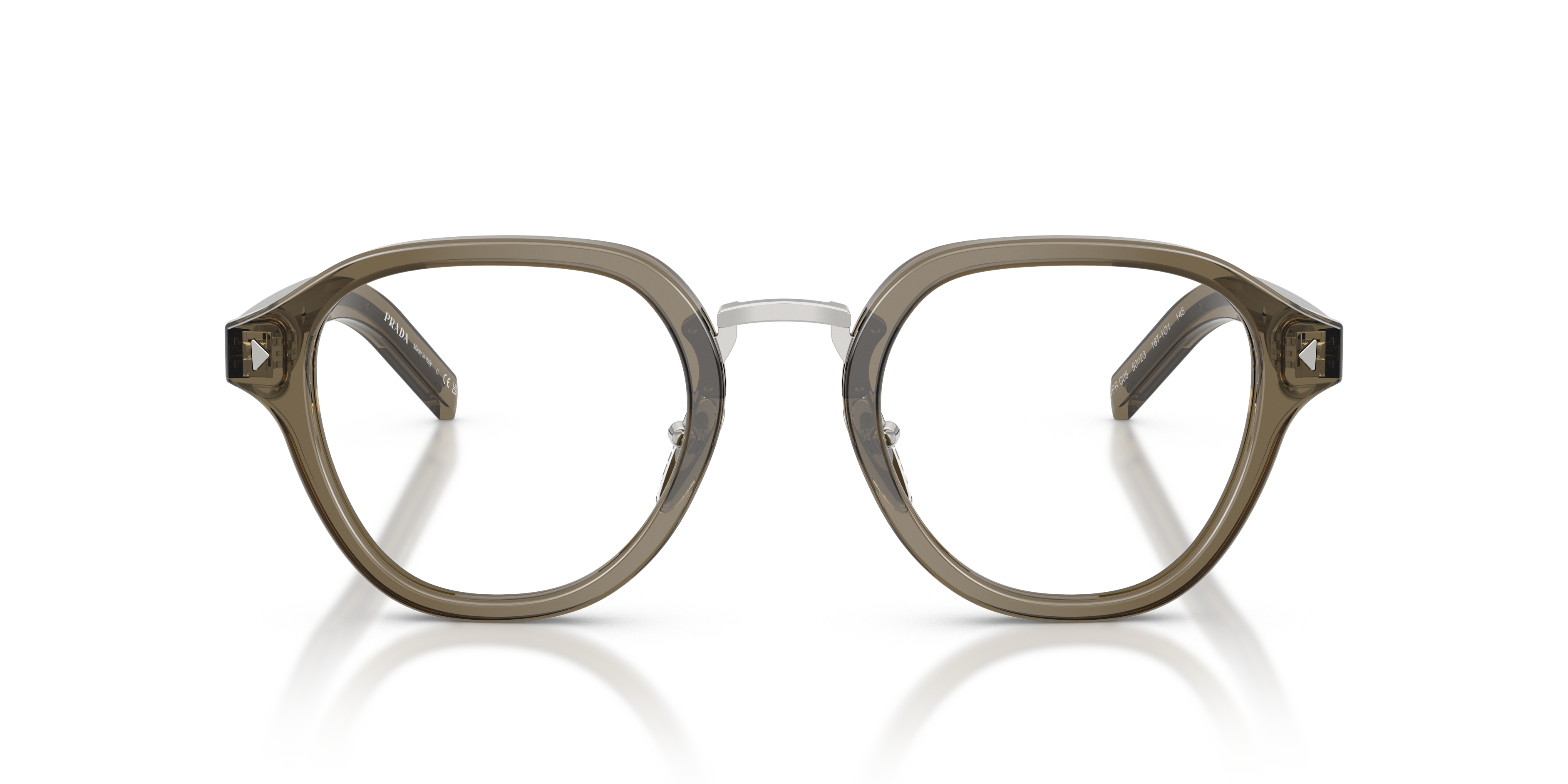 Prada Man Prada PR C05V 18T1O1 Optical frames Acetate Brown Pantos Norma