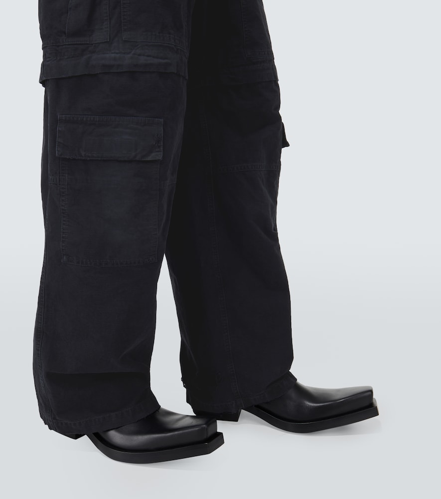 Cotton twill cargo pants