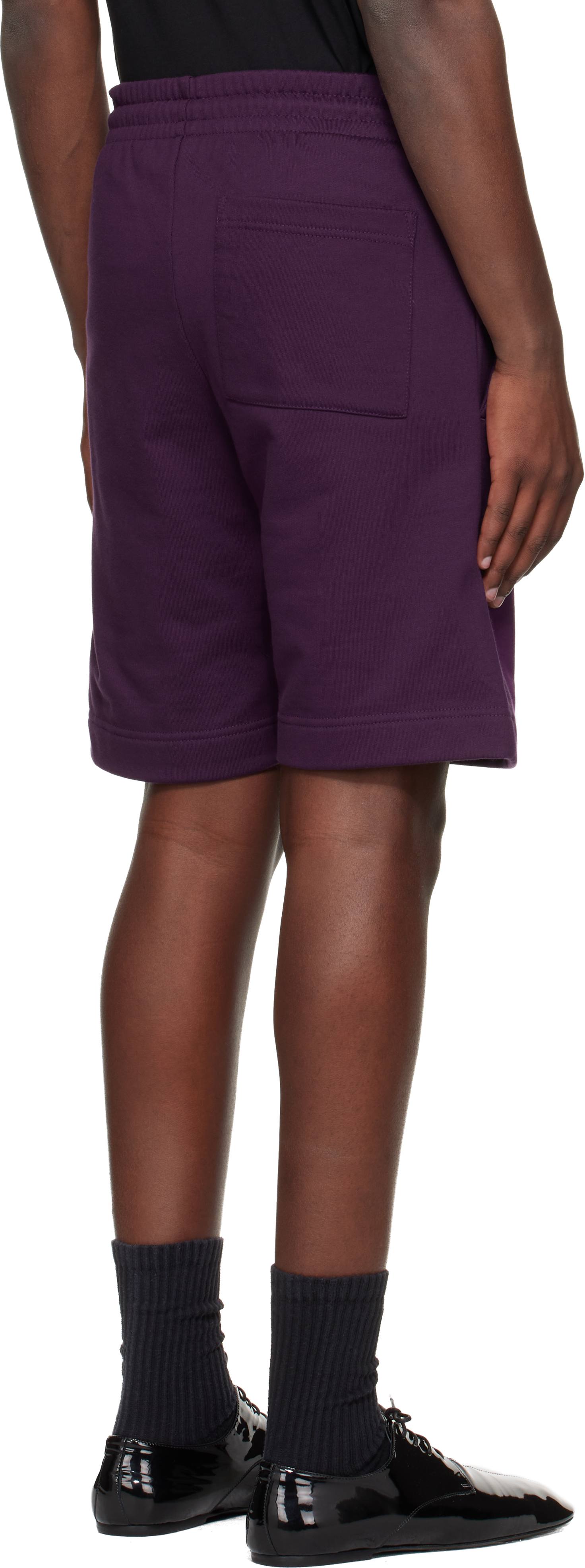 Purple Drawstring Shorts
