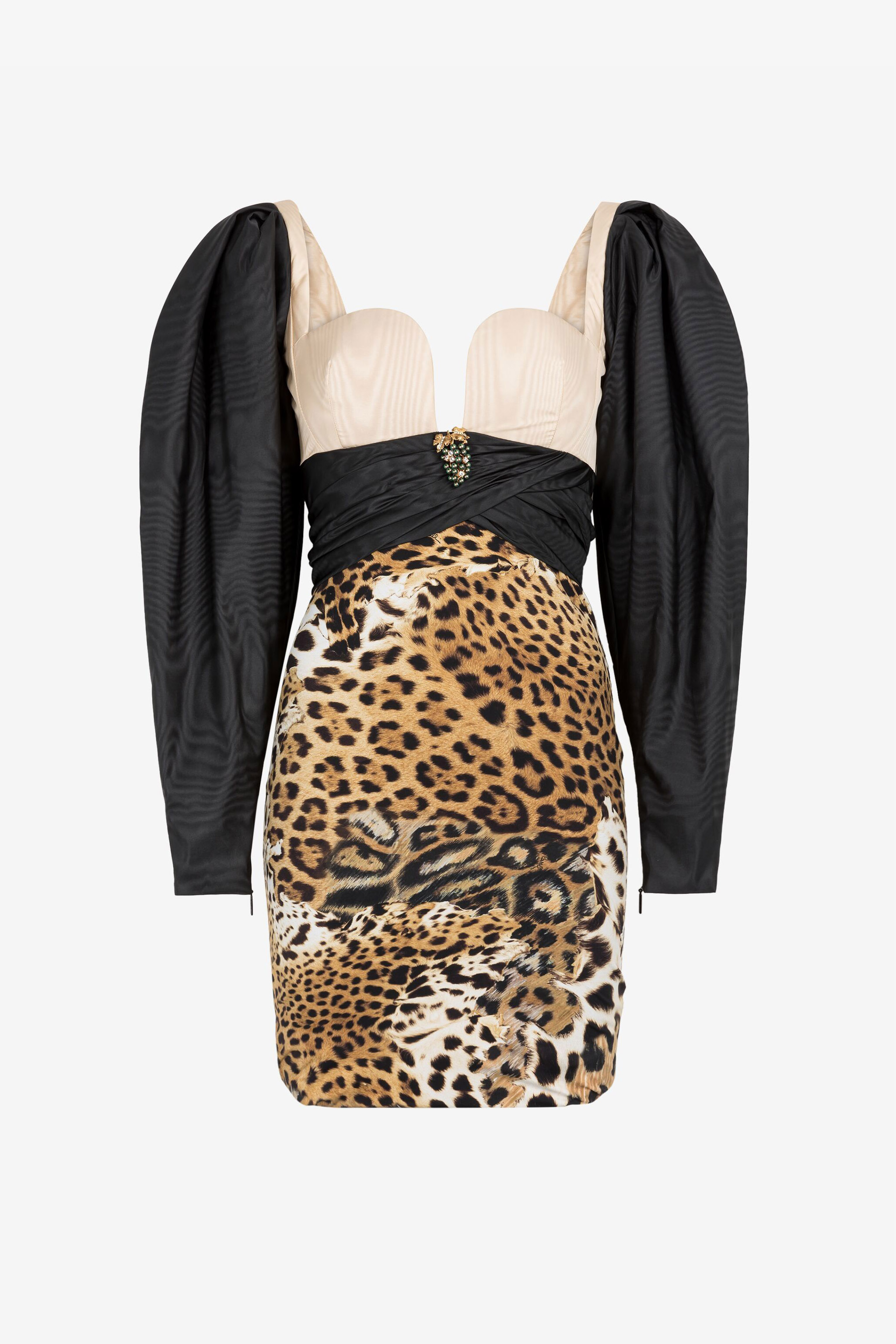 Leopard-print Mini Dress