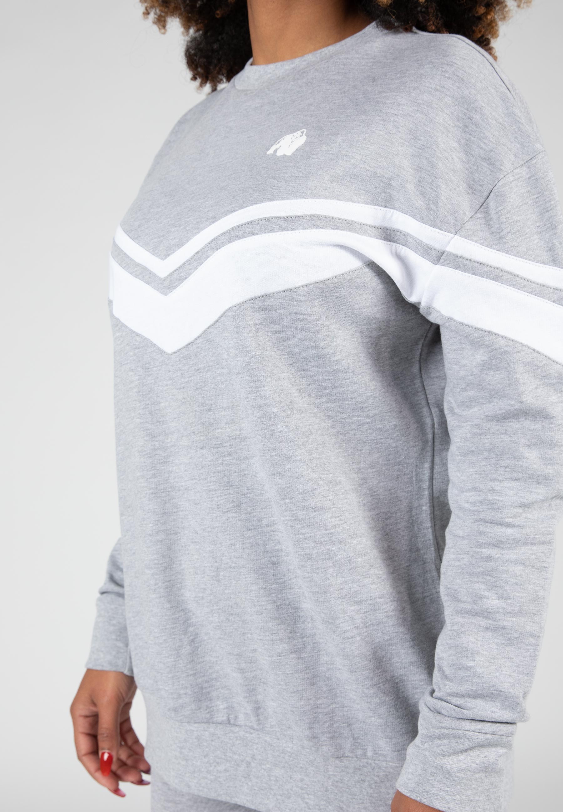 Hailey Oversized Sweatshirt - Gray Melange