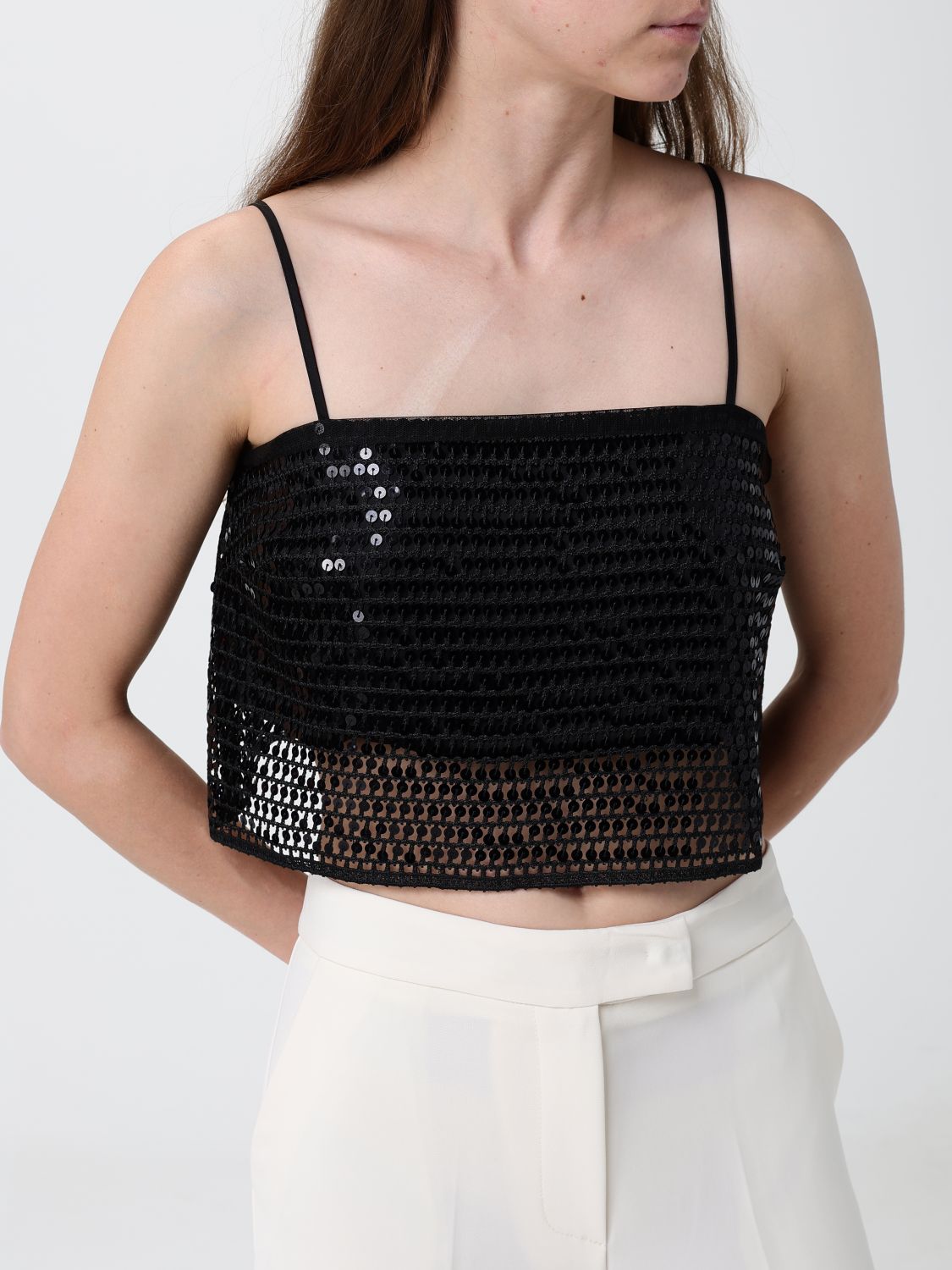 Top Woman color Black