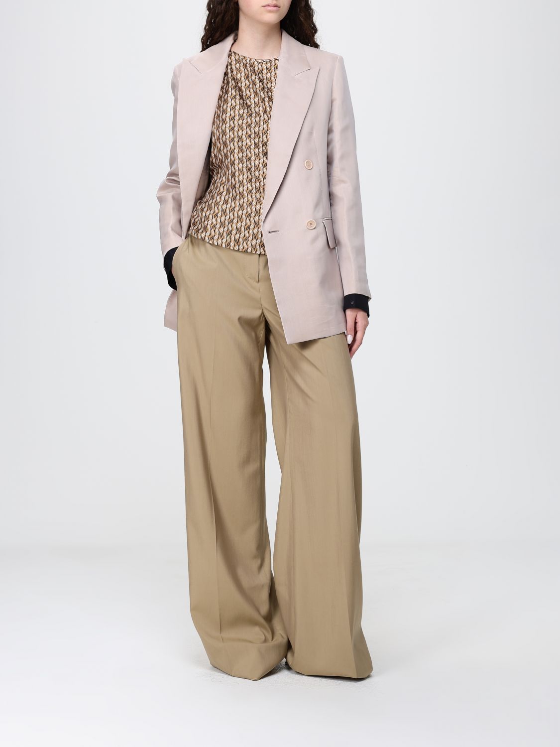 Pants Woman color Camel