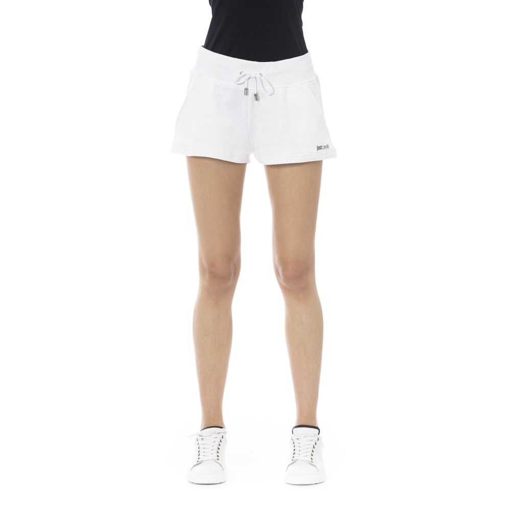 Cotton Sweatshorts Shorts — White