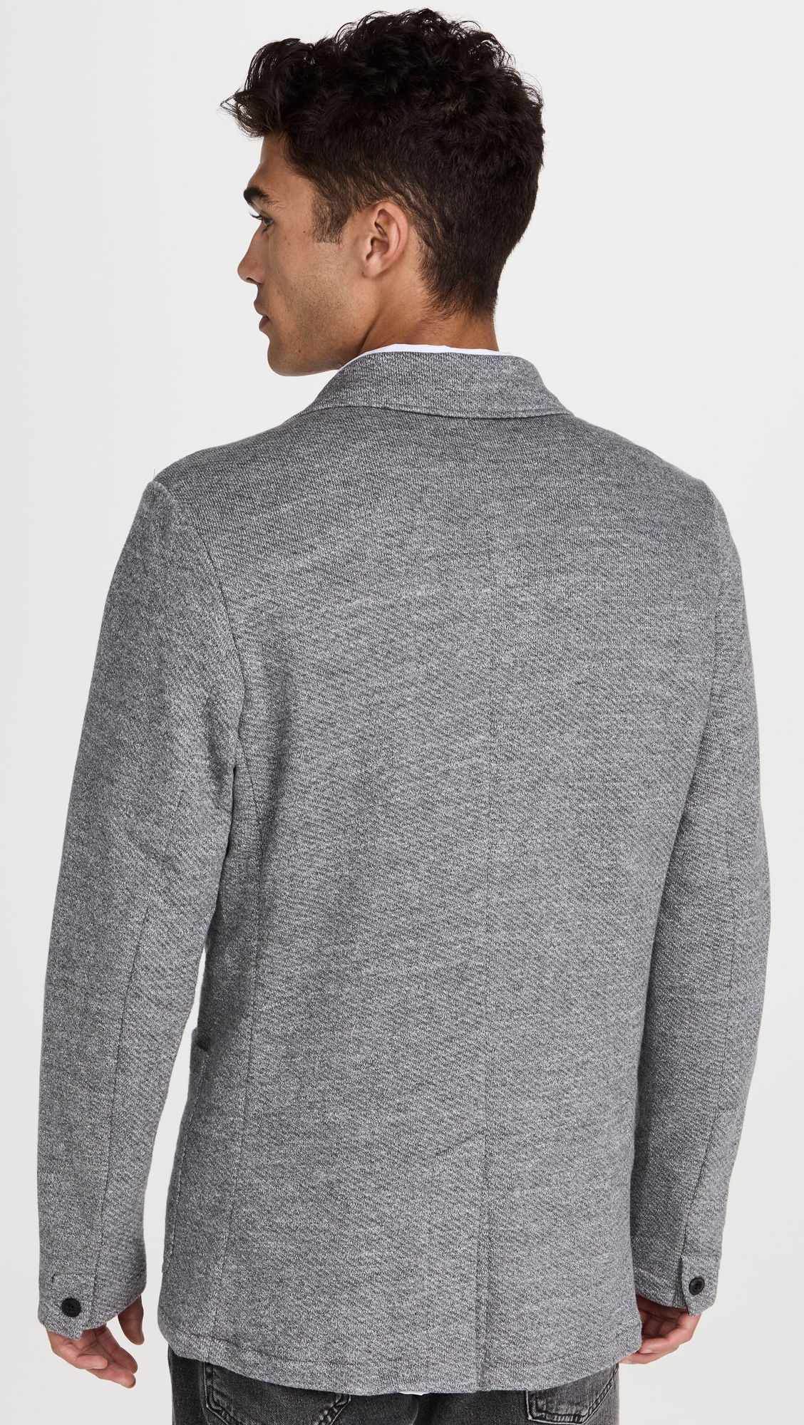 Inlet Knit Blazer Medium Grey Melange