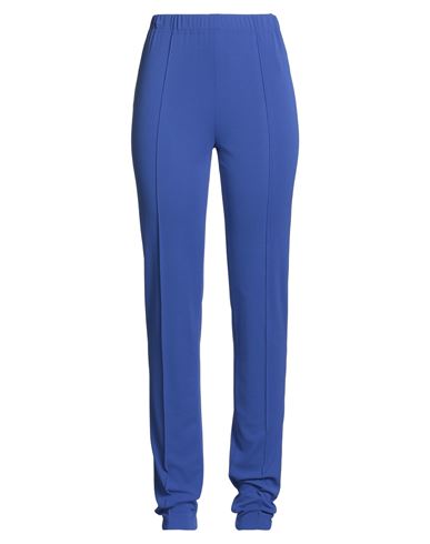 Woman Pants Blue Size 6 Viscose, Elastane
