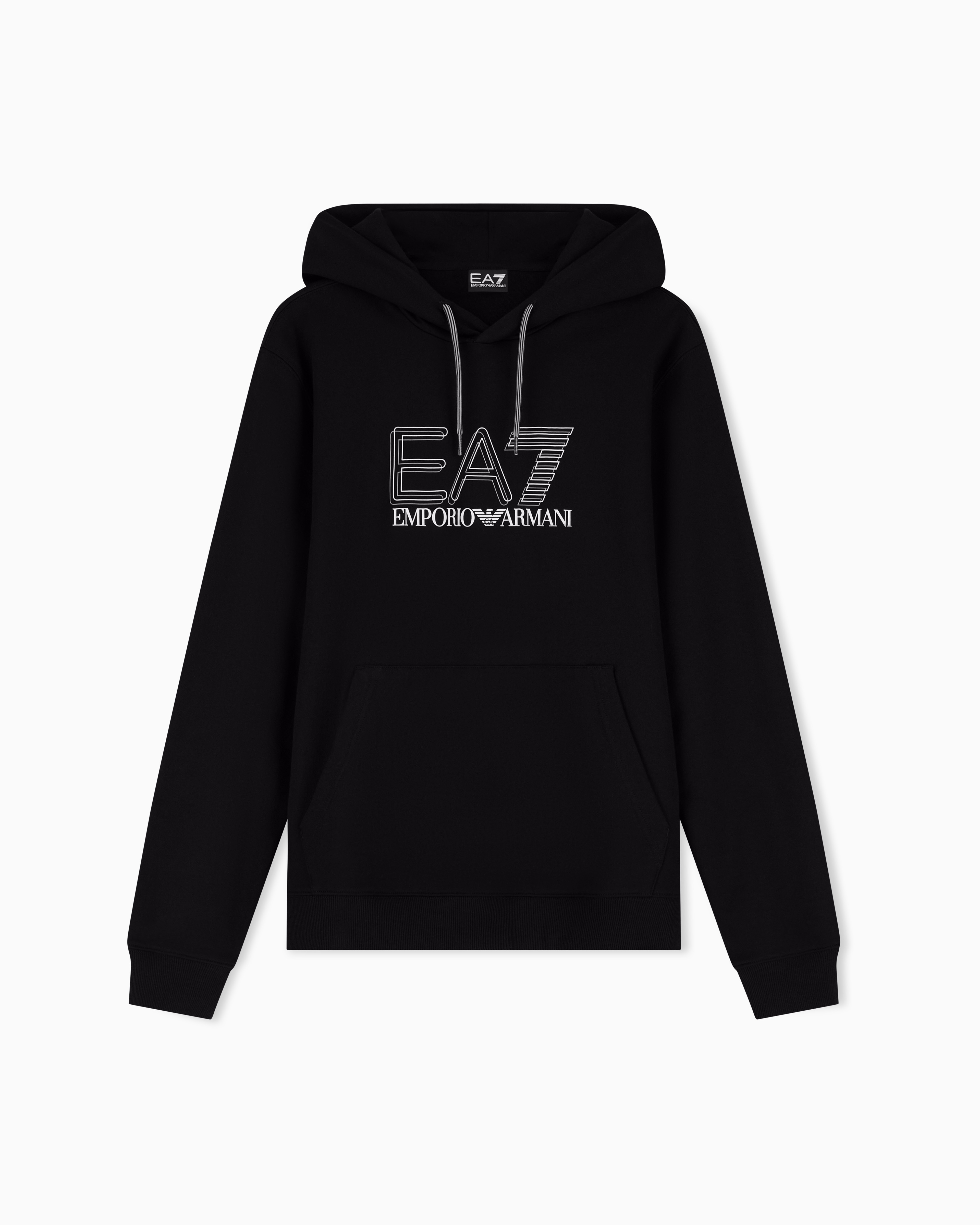 Pure cotton hooded sweatshirt