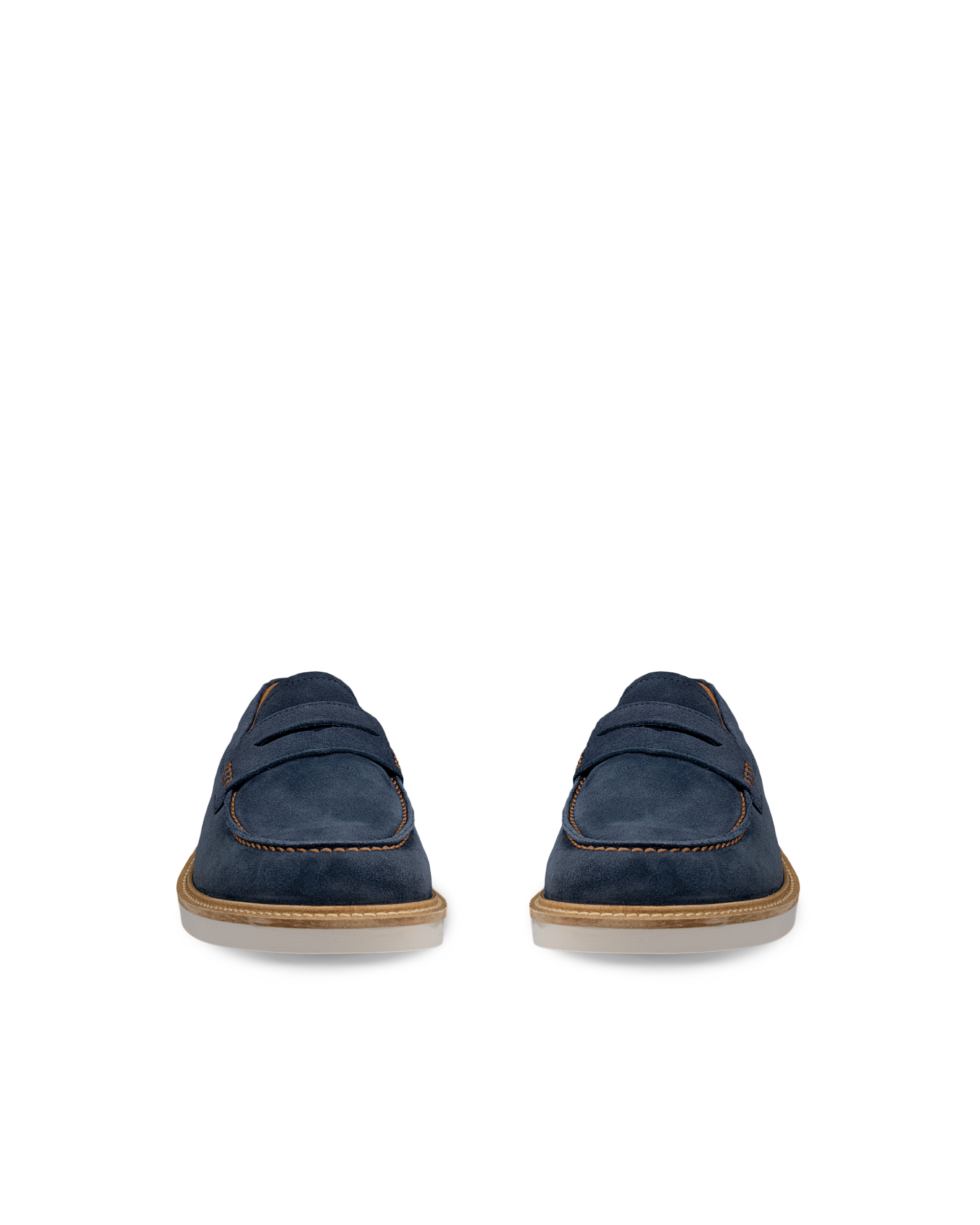 METROPOLE LONDON - Men's Suede Loafer - Blue - 40