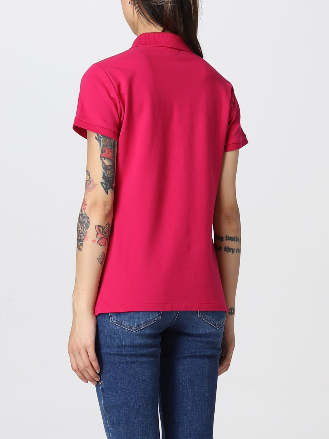 Polo Shirt Women colour Pink