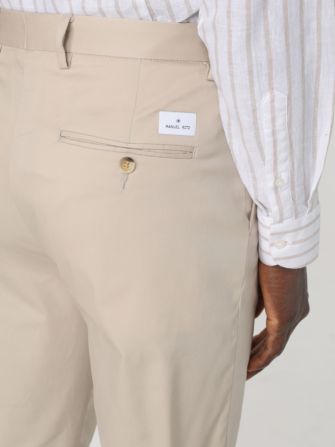Pants Men color Blue