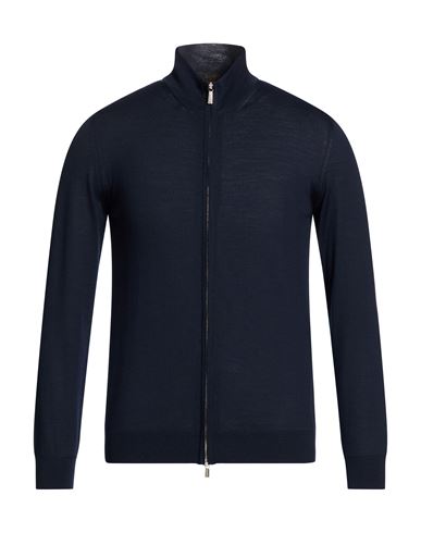 Man Cardigan Navy Size 36 Virgin Wool