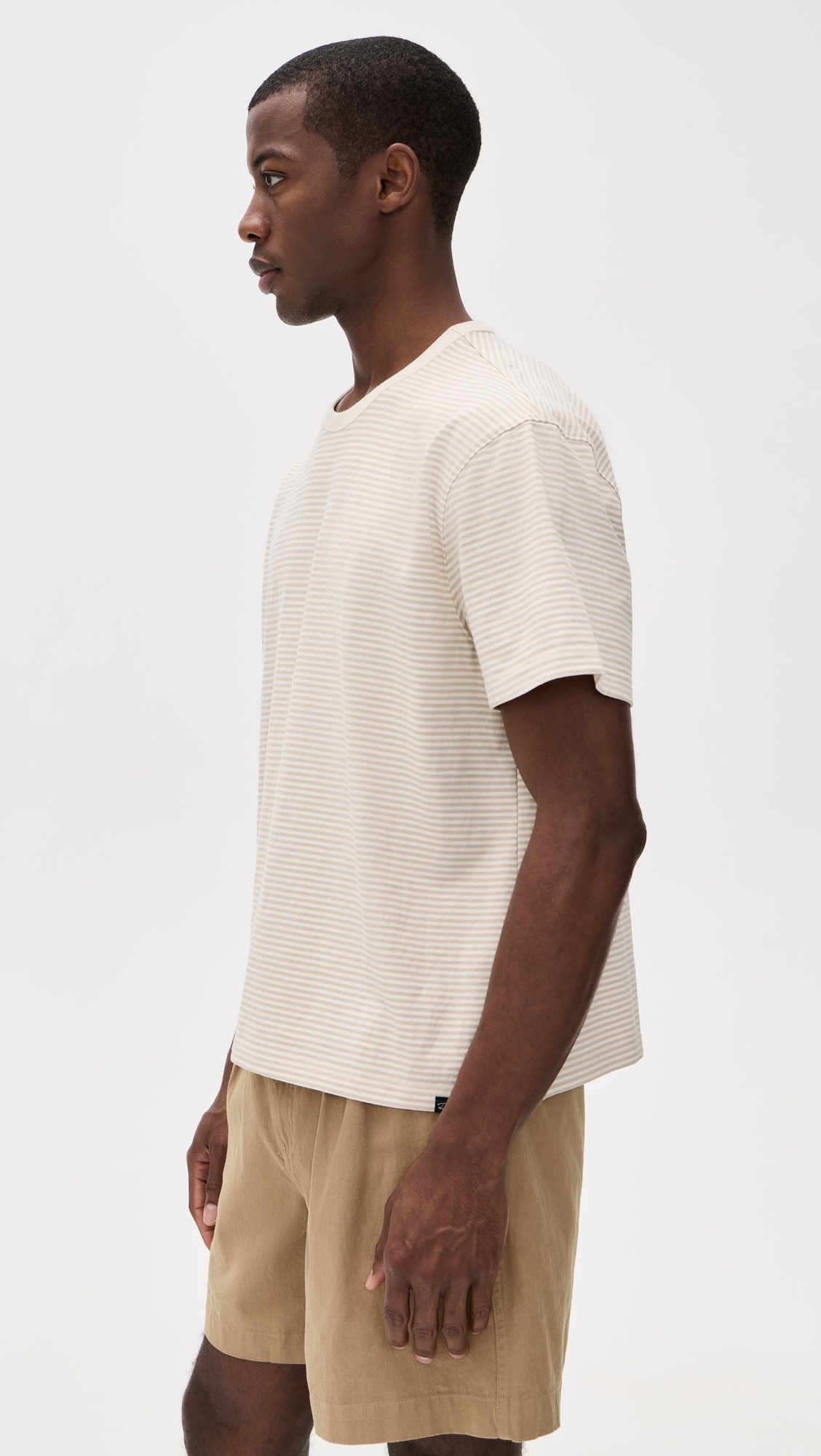 Kip Stripe Tee Dune Stripe
