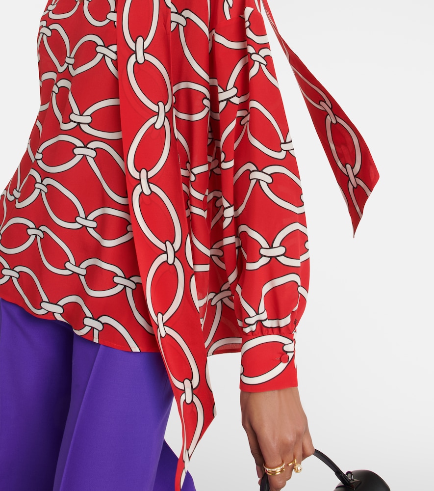 Chain 1967 silk blouse