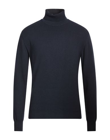 Man Turtleneck Navy Size XXL Merino Wool