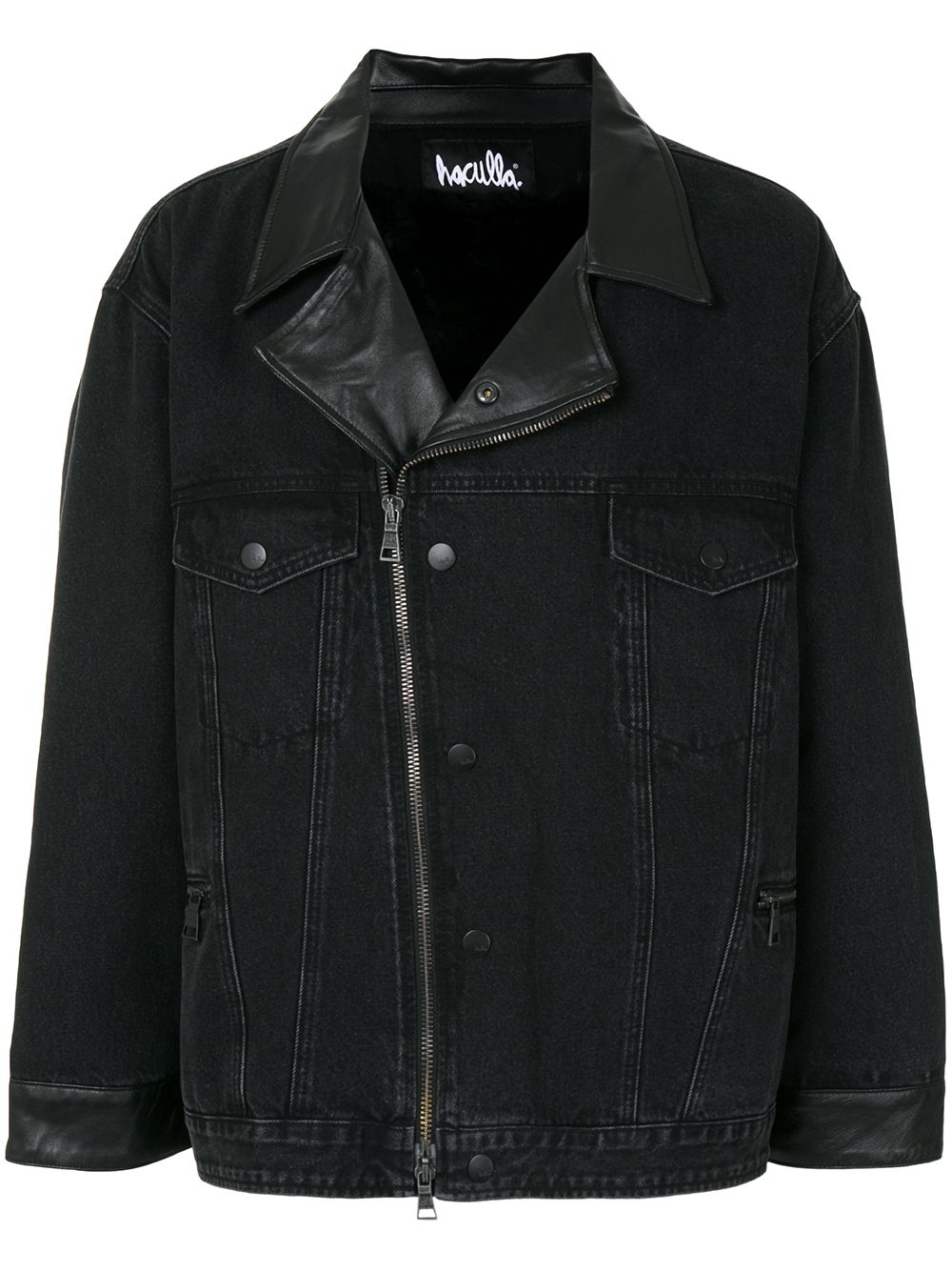 Spiky Teeth biker jacket - Black