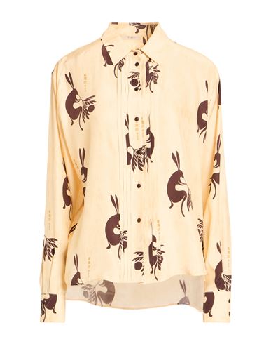 Woman Shirt Sand Size 10 Silk