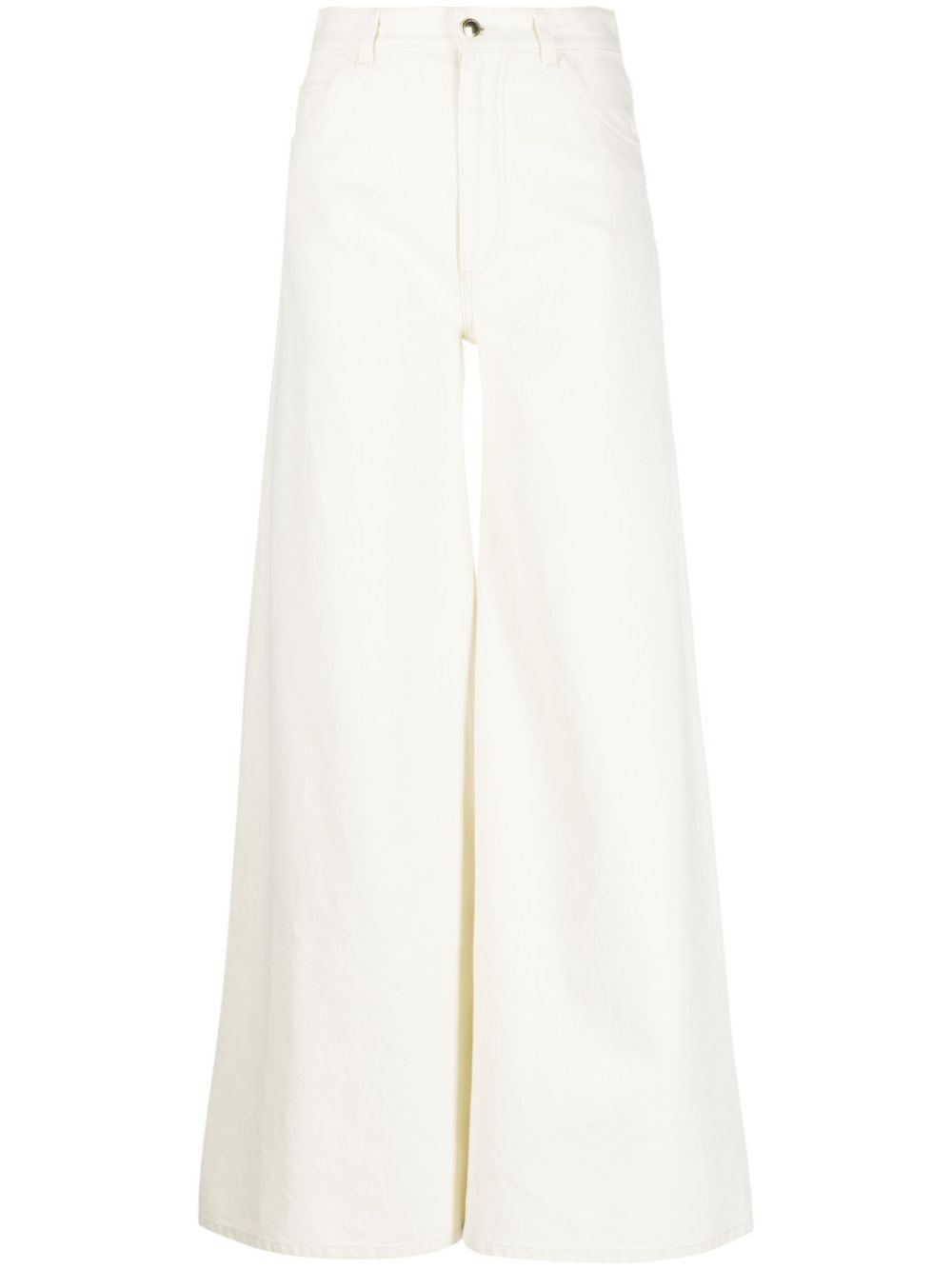 Rave wide-leg jeans - Neutrals