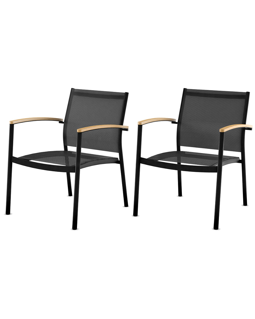 Teak Outdoor Patio Armchair W Cushion