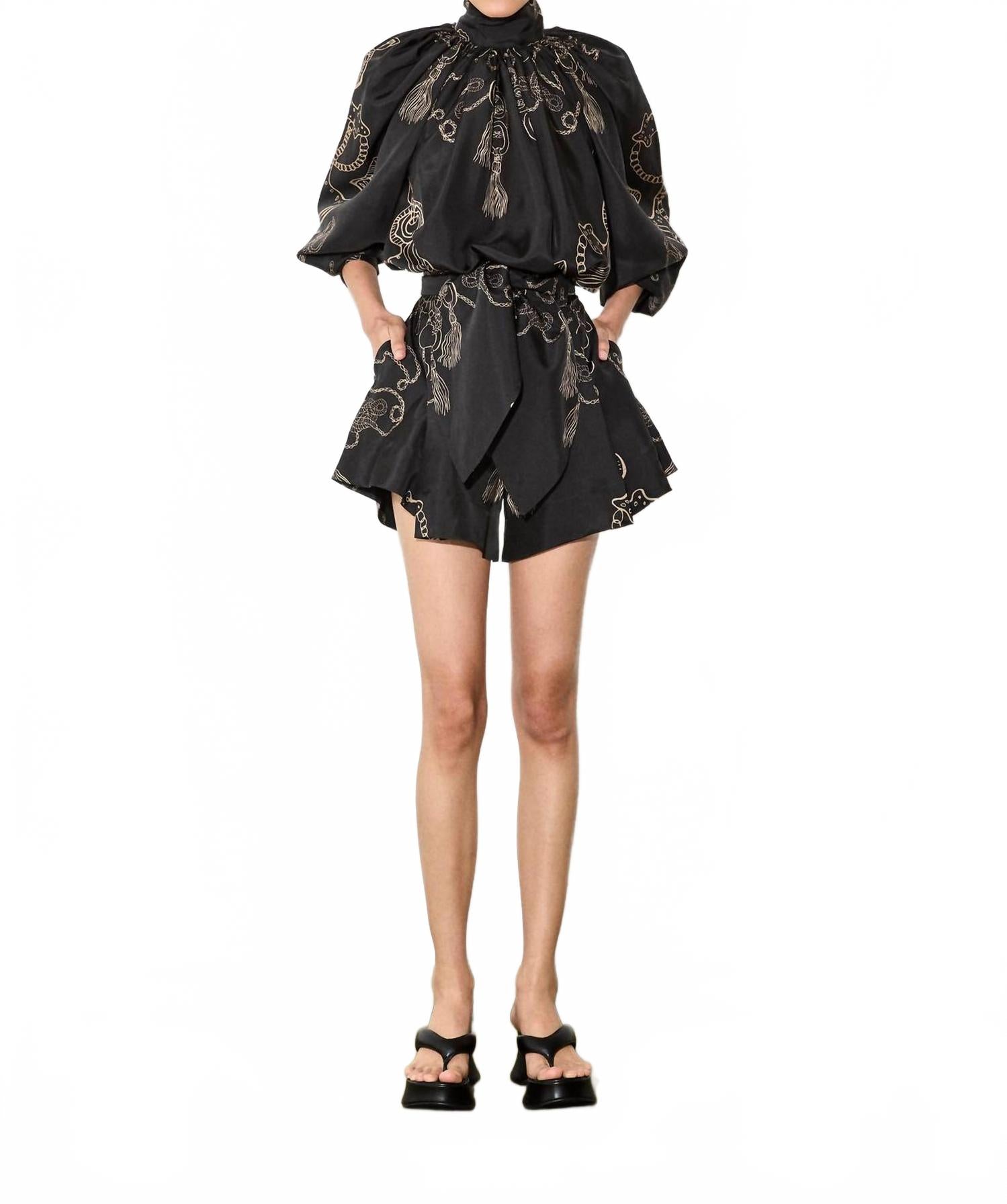 Dorothy Belted Short In Golden Hour
