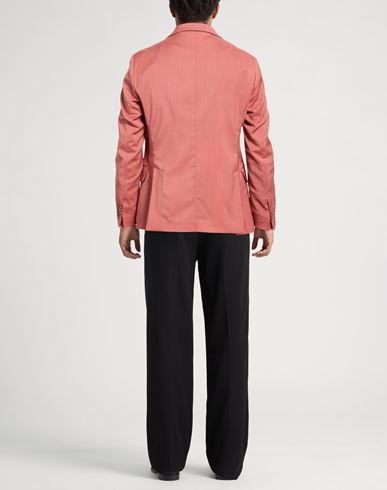 Man Blazer Salmon pink Size 42 Virgin Wool