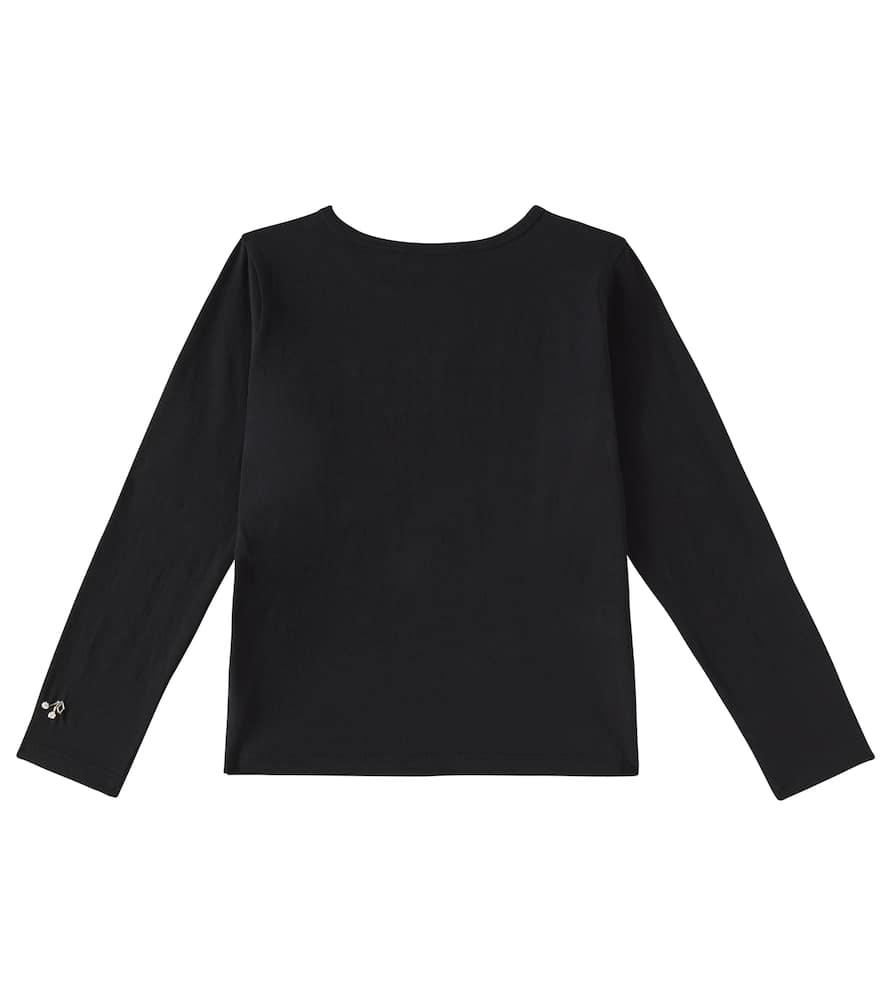 Bonpoint Tidjiane beaded cotton jersey T-shirt