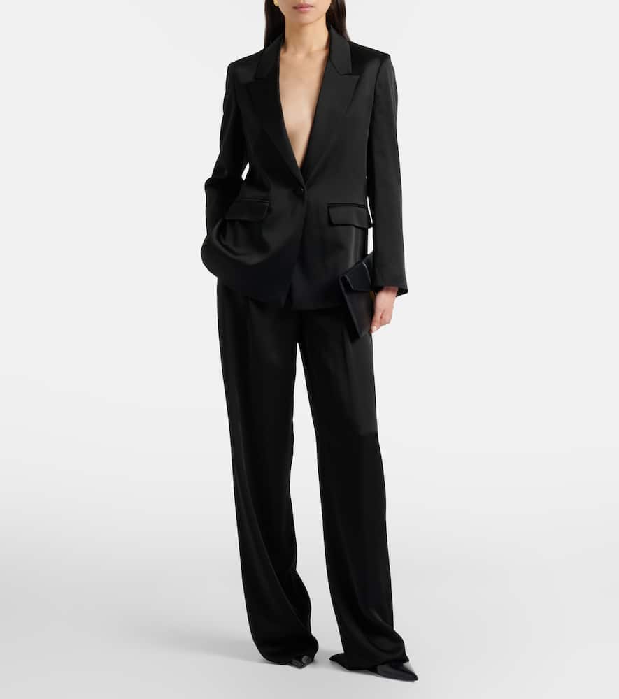 Msecono high-rise wide-leg pants