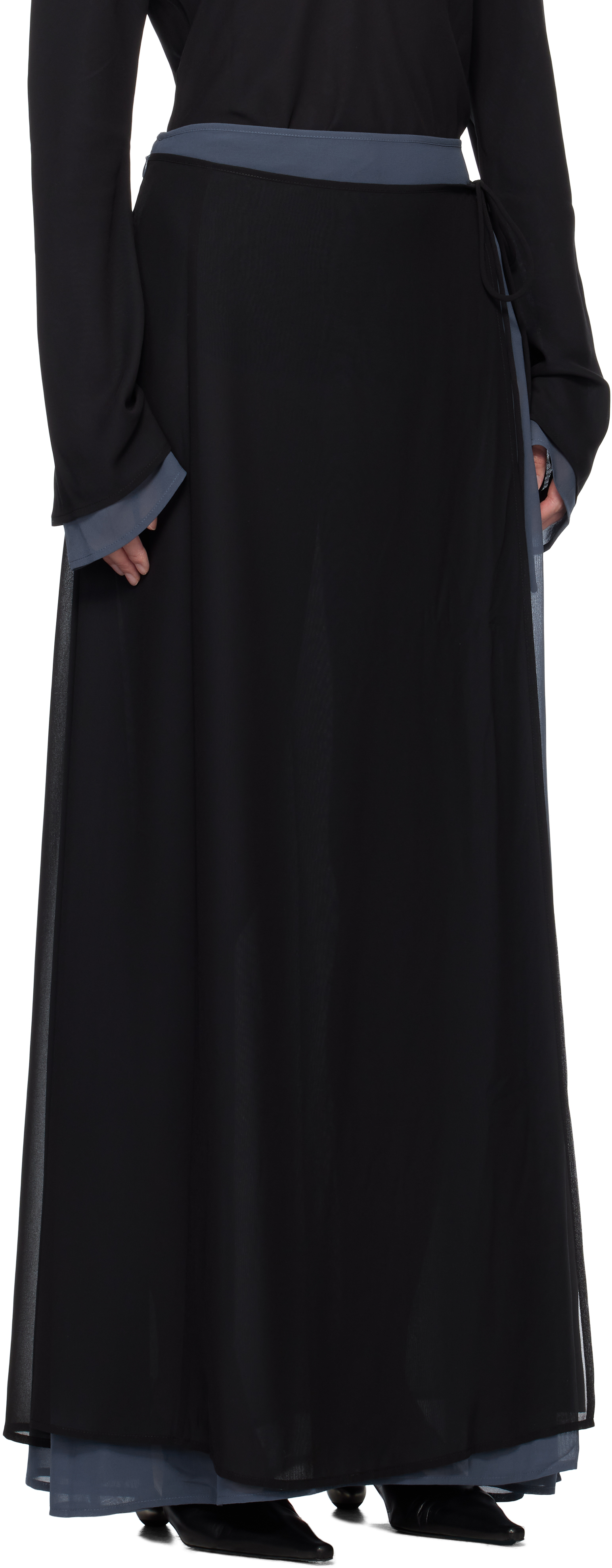 Holzweiler Black & Blue Leika Maxi Skirt
