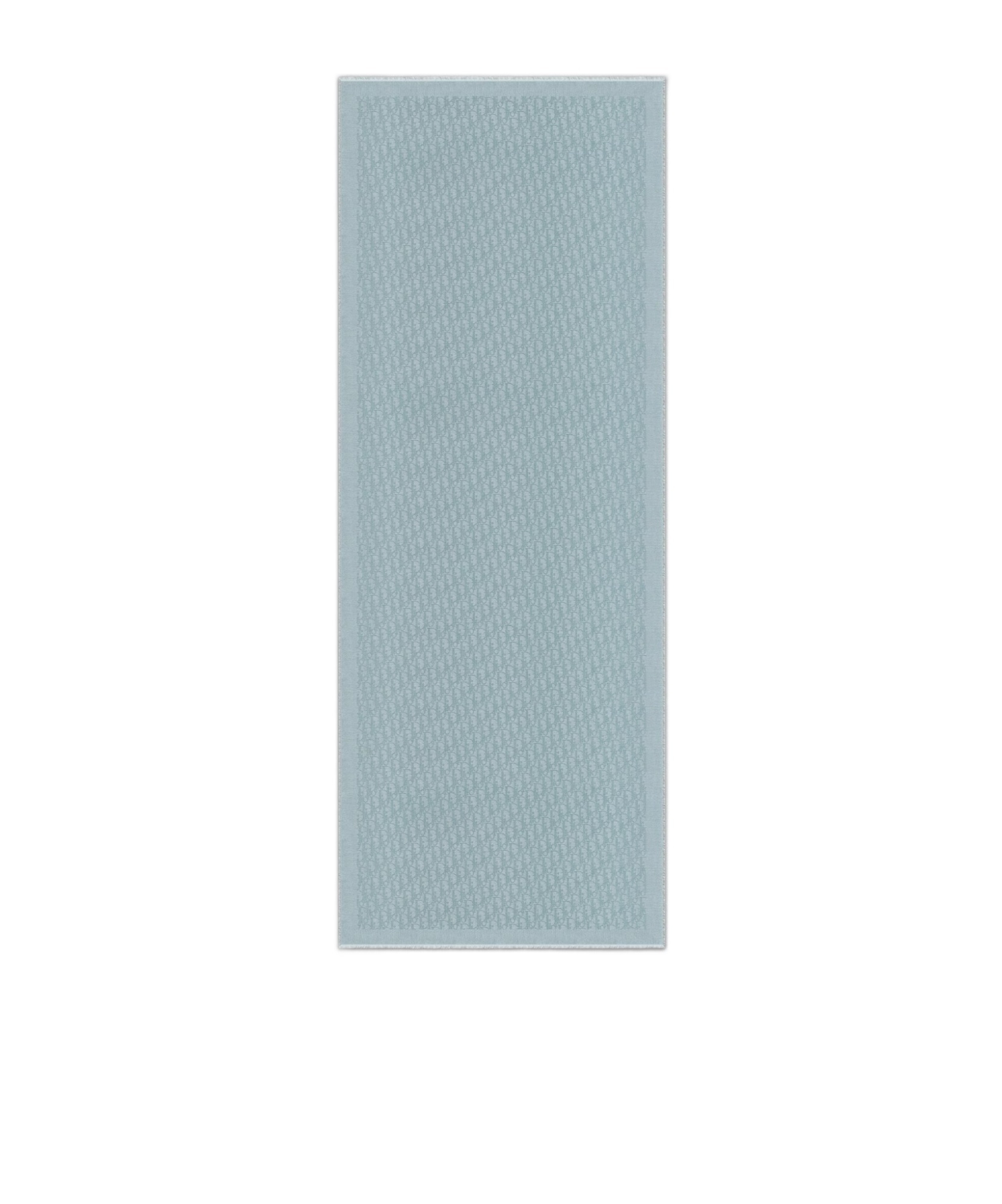Oblique wool scarf