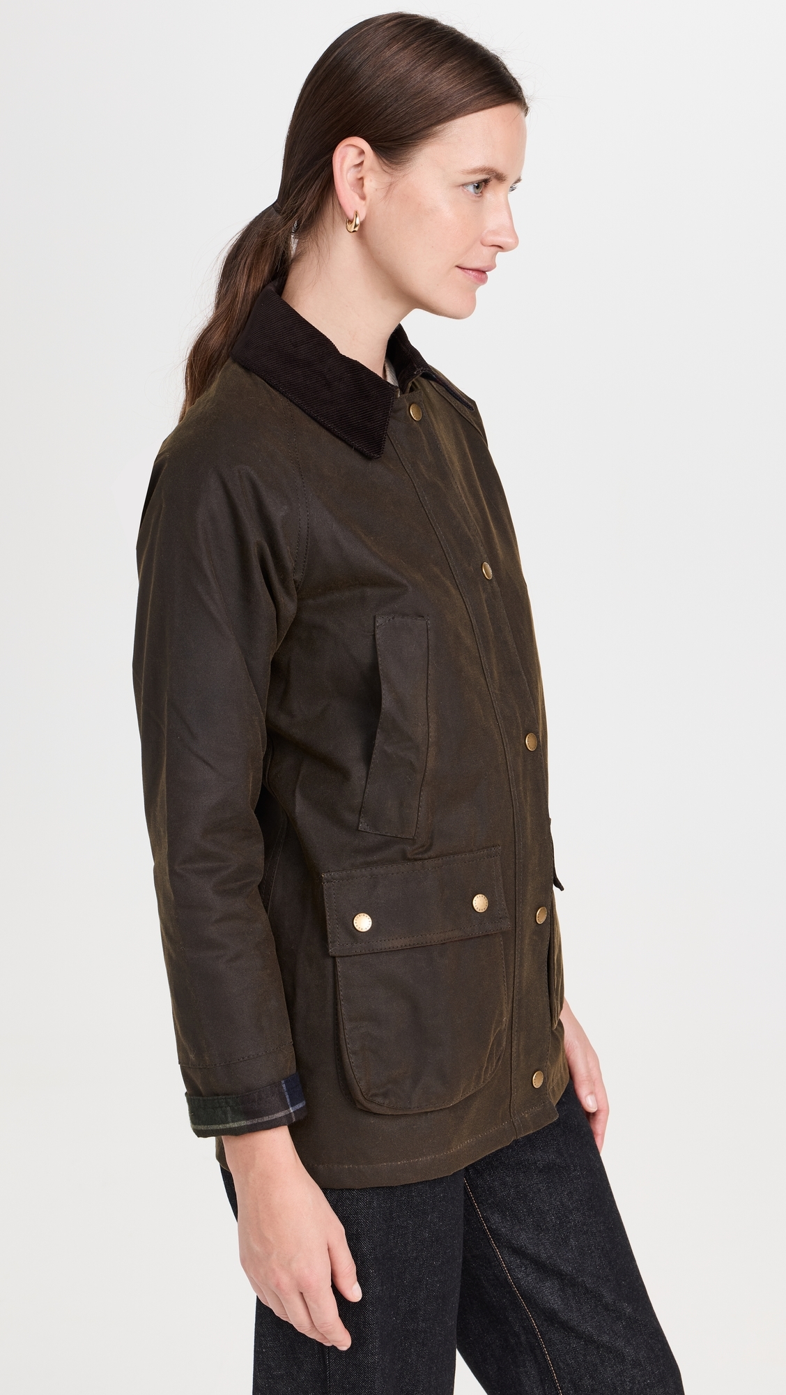 Acorn Wax Jacket Olive/Classic