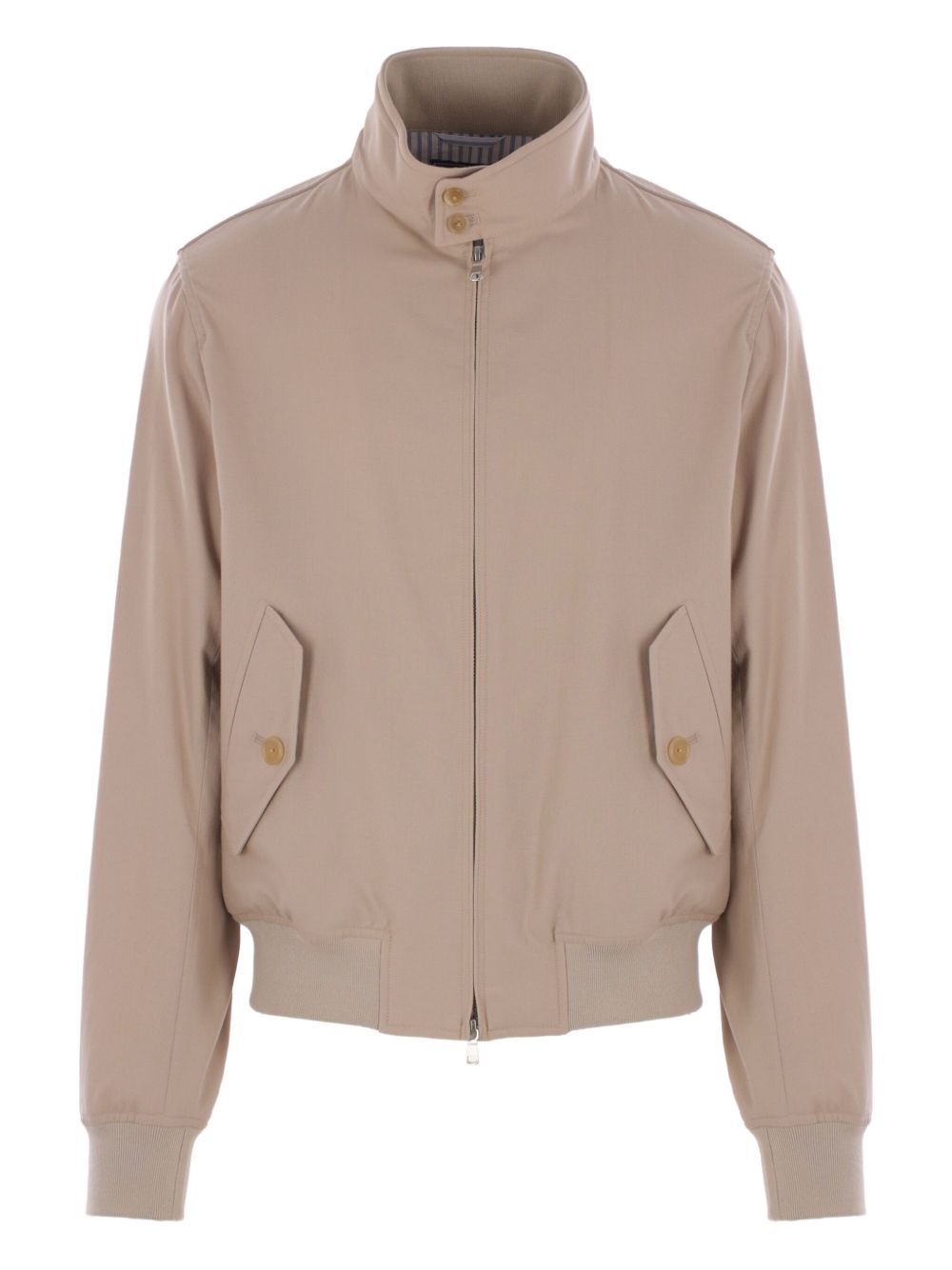 J.PRESS cotton-wool bomber jacket - Neutrals
