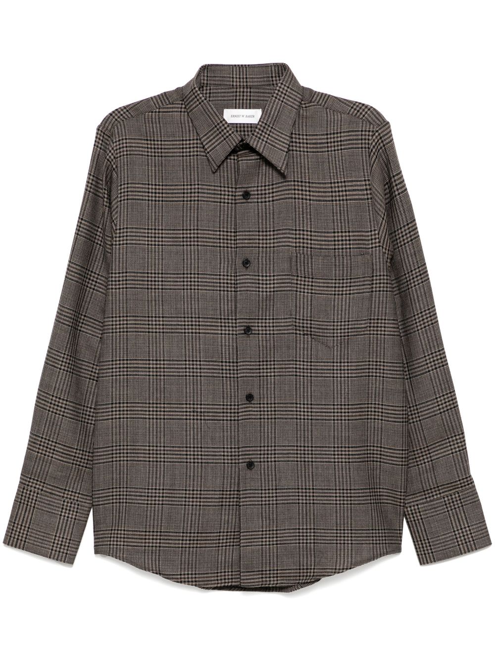 Checked shirt - Brown
