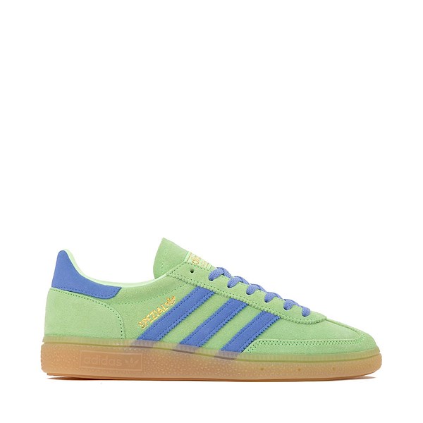 Womens adidas Handball Spezial Athletic Shoe - Lime Burst / Blue Fusion / Gu