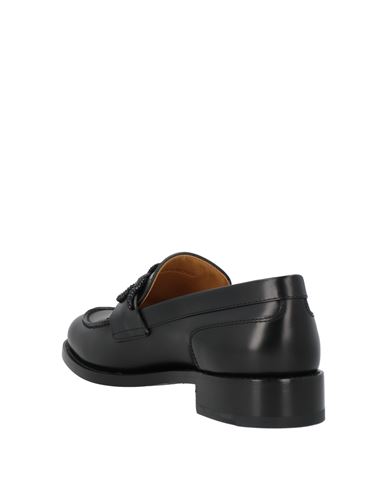 Rene' Caovilla Woman Loafers Black Size 5 Leather