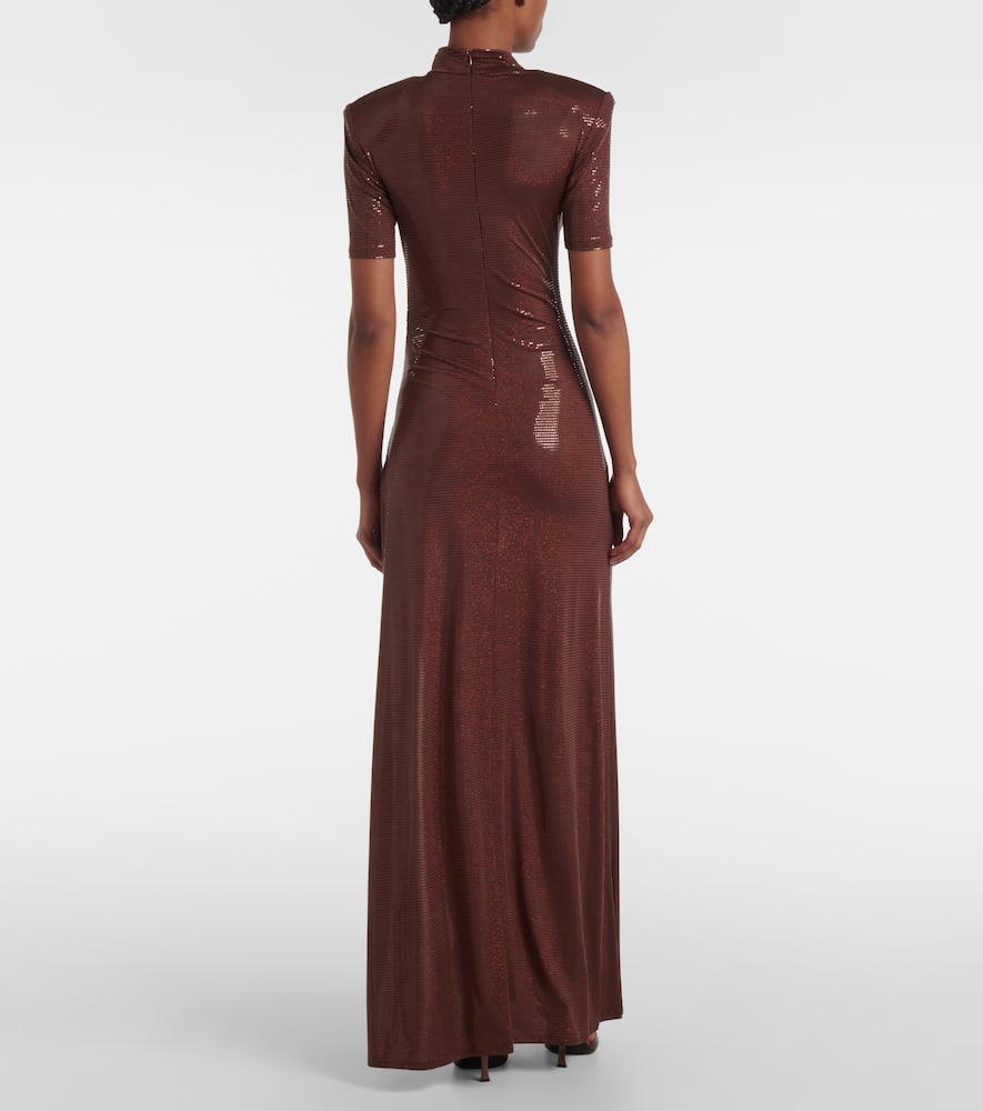 Pernille crêpe gown