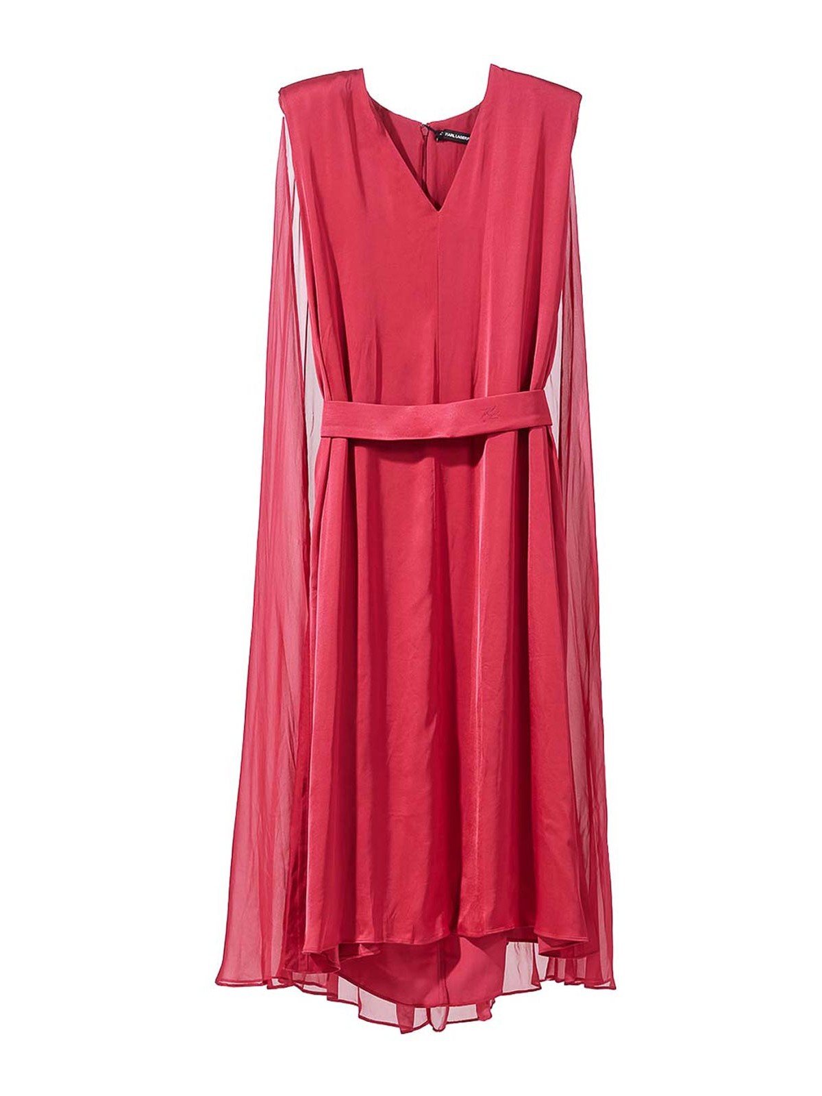 Midi Ceremony Cape Dress