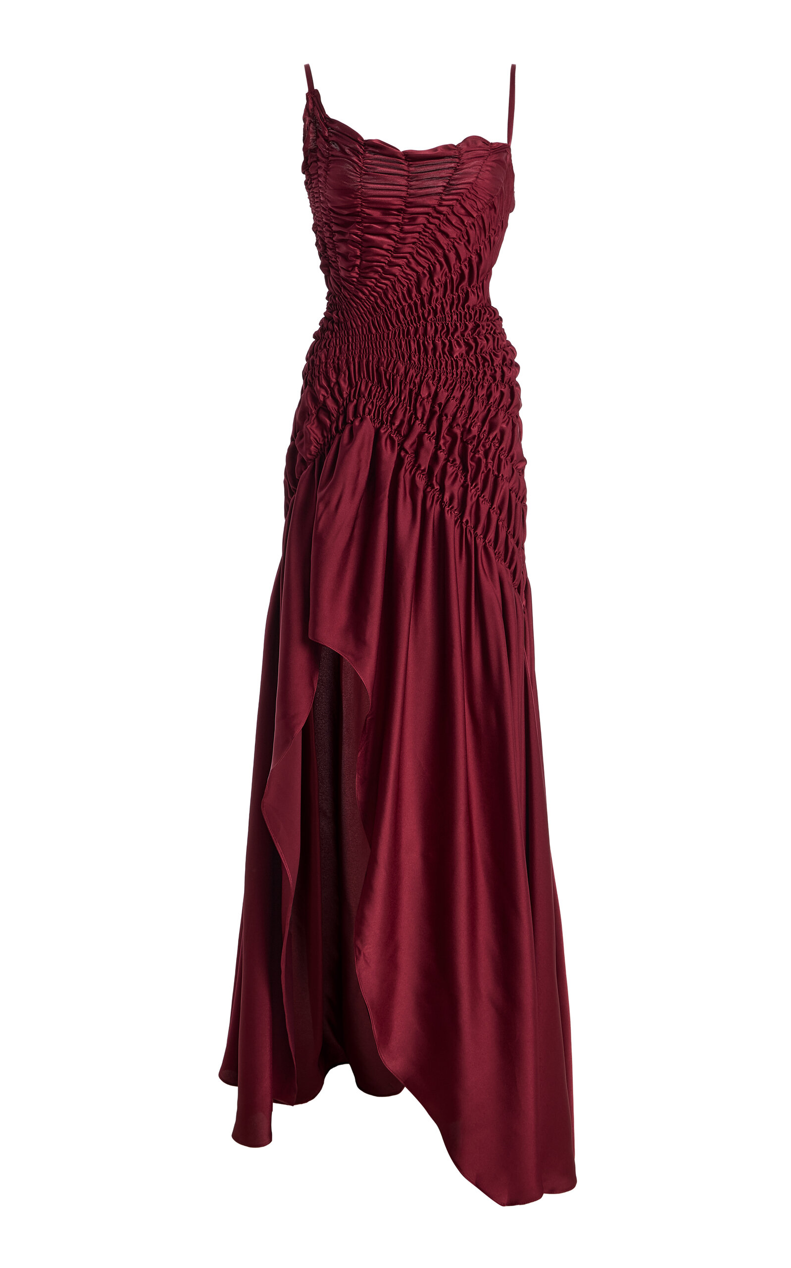 Eclipse Metallic Chiffon Maxi Dress - Moda Operandi