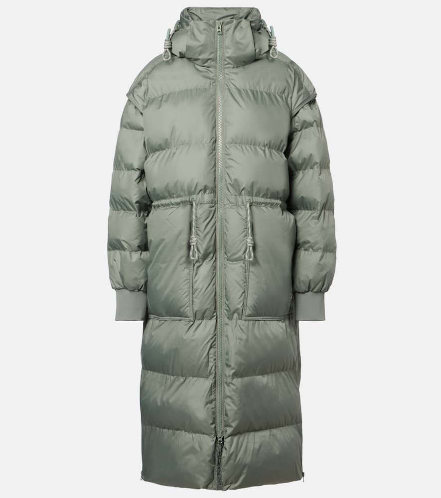 Hooded puffer coat