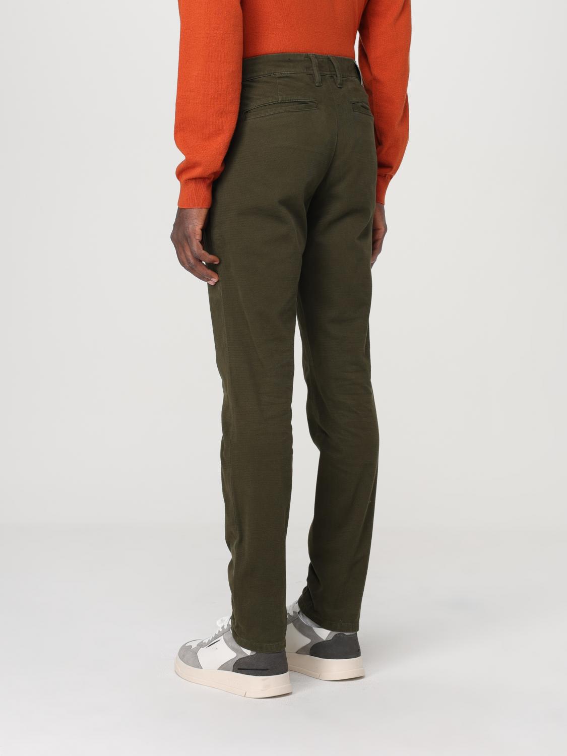 Pants Men color Military